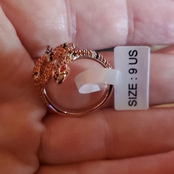 "GNOCE New York" Sterling Silver Snake Ring. sz 9 fits like 8.5 - Picture 3 of 6